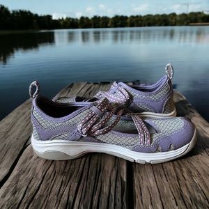 Chaco Outcross Evo Mary Jane Purple Gray Women Size 9 Hiking Water Sandals Shoes